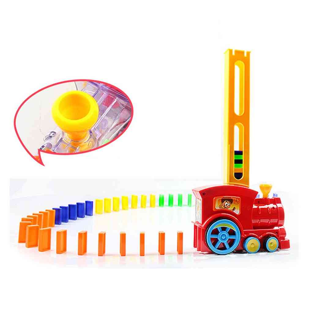 Electric Domino Train Car Vehicle-automatic Set Up