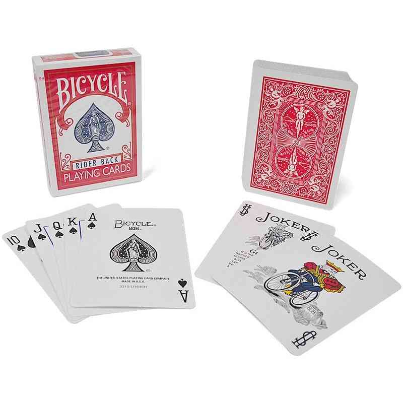 Jeux de cartes à jouer réguliers et astuce, finition coussin d'air