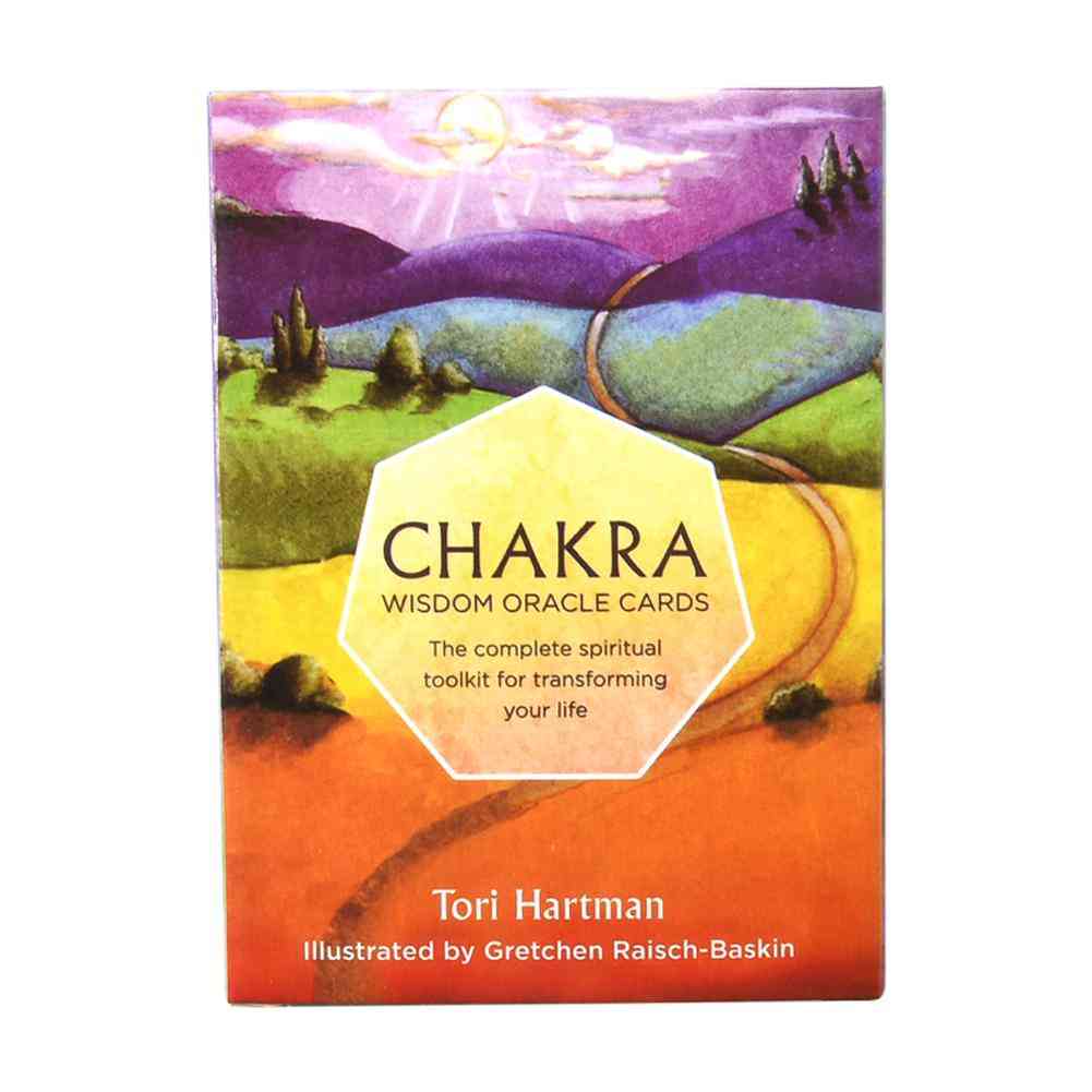 Chakra, oracle-kortlek, komplett andligt verktygssats för att förändra ditt liv