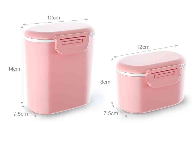 Baby Formula Milk Storage And Dispenser Box With Spoon