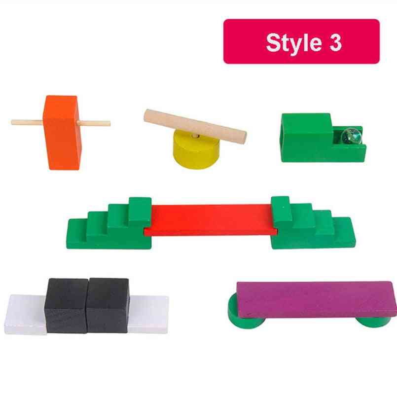 Blocchi d'organo in legno arcobaleno gioco accessori educativi montessori giocattoli per bambini