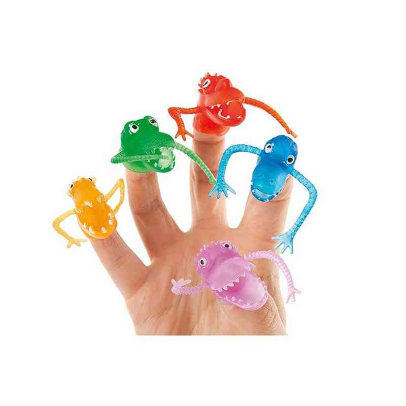 Szörny ujjbábok, klassz hátborzongató ujj szörnyek, a párt a gyerekeknek szánt szórakoztató játékokat részesíti előnyben