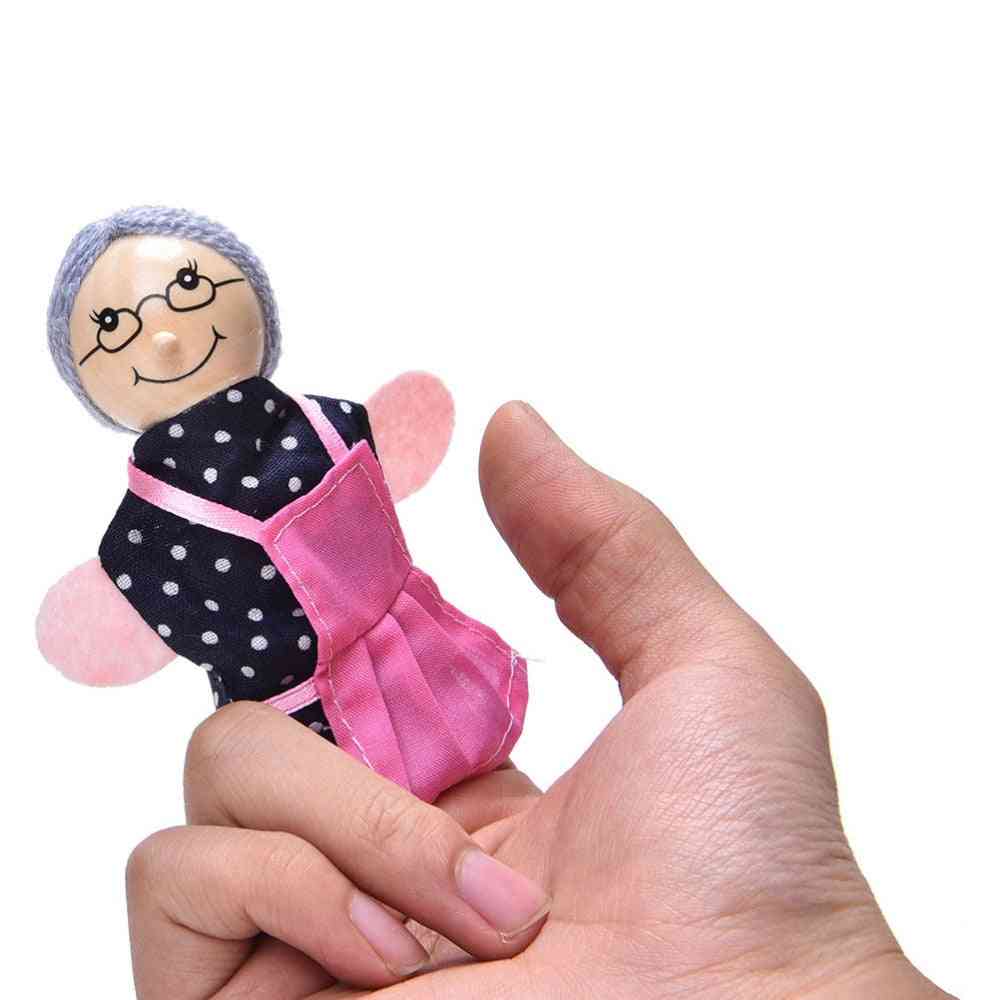 Marionetas de dedo de caperucita, juguetes educativos de aprendizaje regalos de navidad para bebé (colorido)