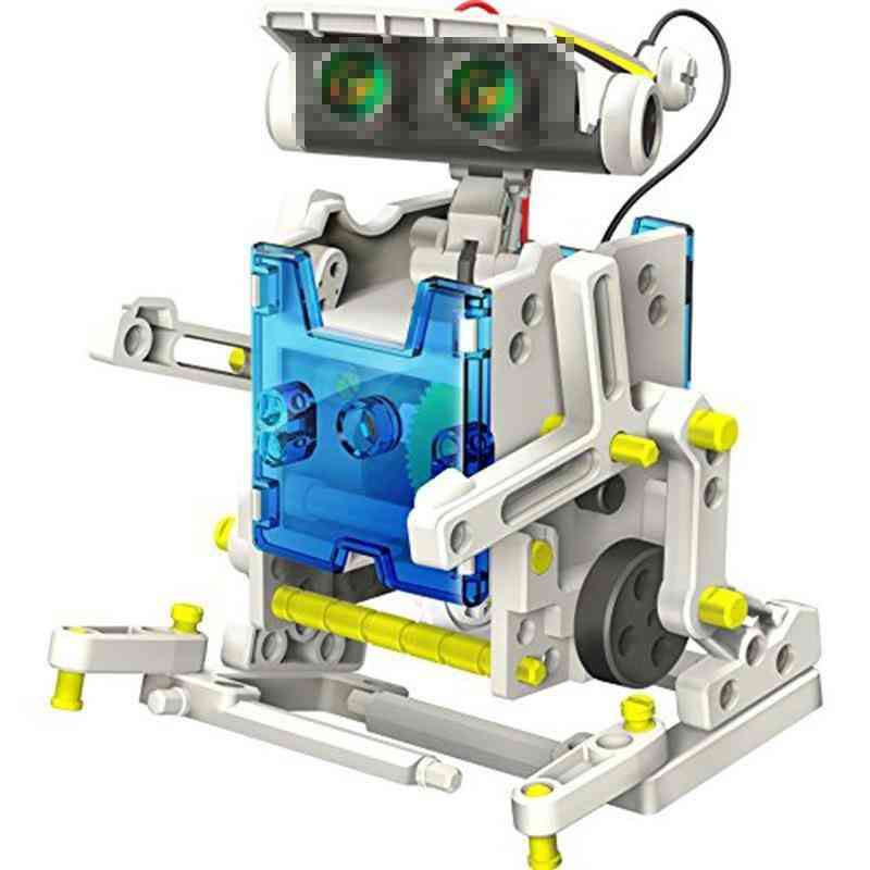 Vicces napenergia robot készlet diy játék átalakító oktatási ajándék gyerek fiú