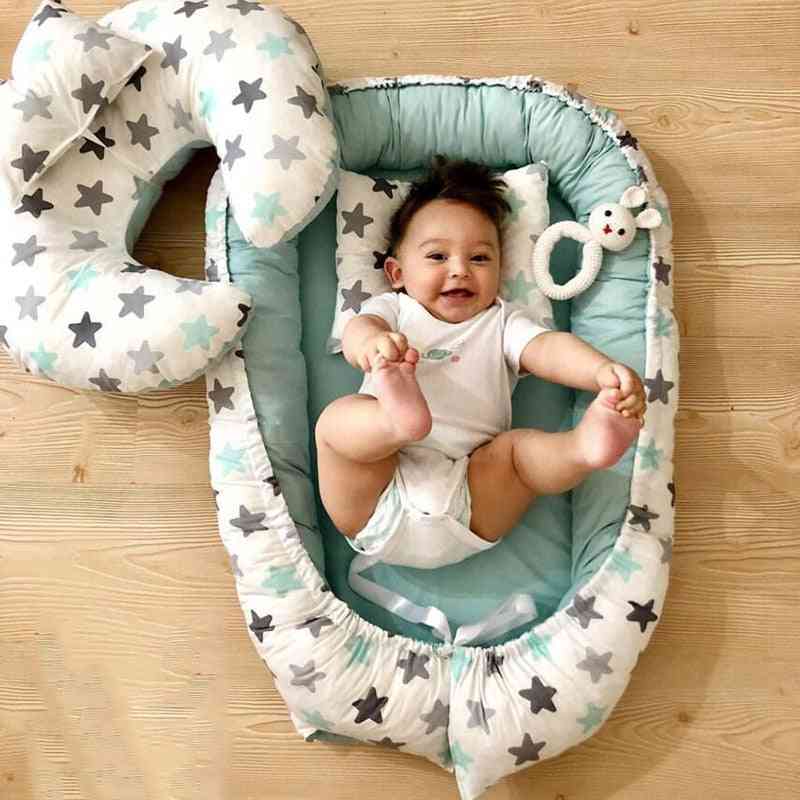 Portable Crib, Travel Bed Baby Bumper For Newborn