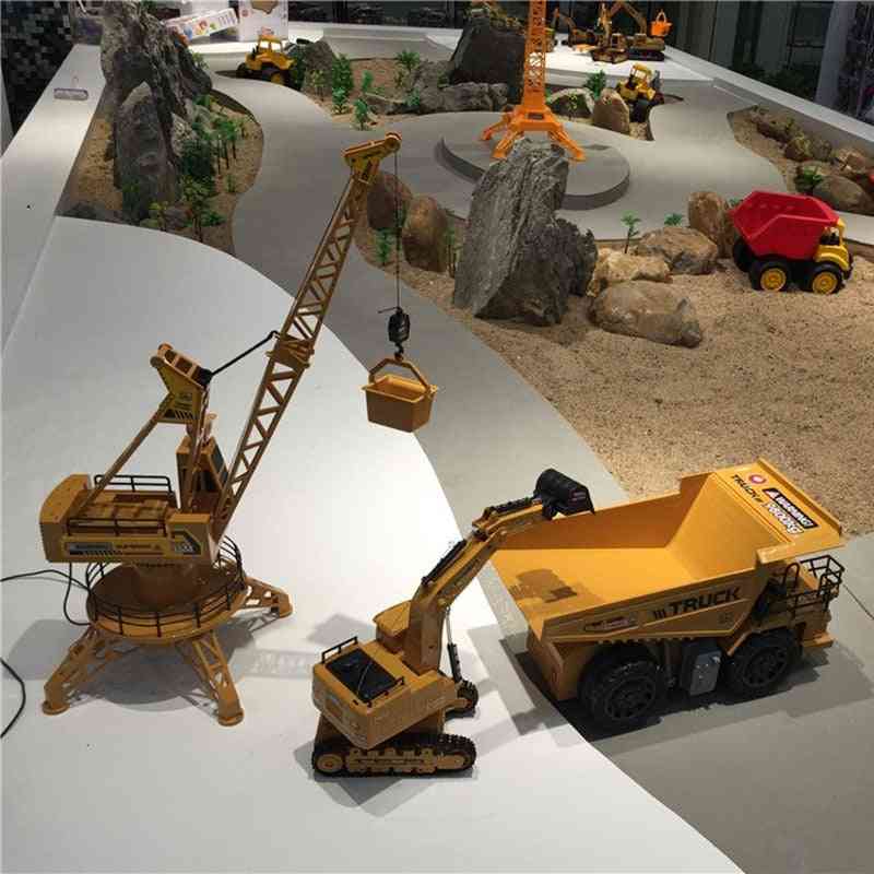 Strong Remote Control, Plastic Engineering Crane Toy