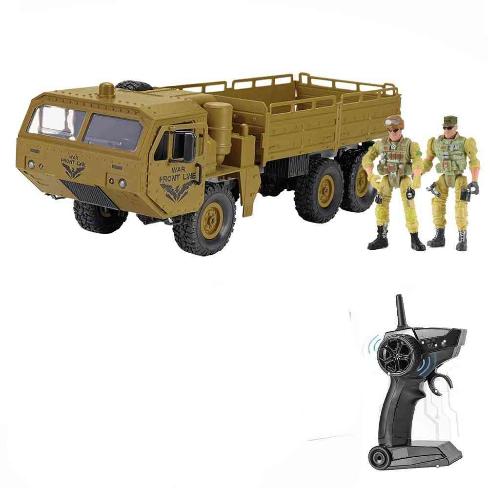 1/16 6wd 2.4g Remote Control Military Trucks -army Electric Vehicles
