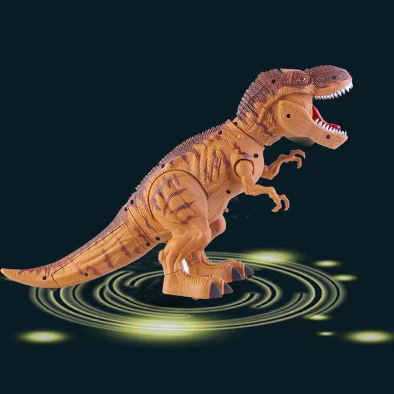 Stora dinosaurieleksaker - vandringsspray elektrisk dinosaurie med röstmekanisk tyrannosaurus rex dinosaurieägg