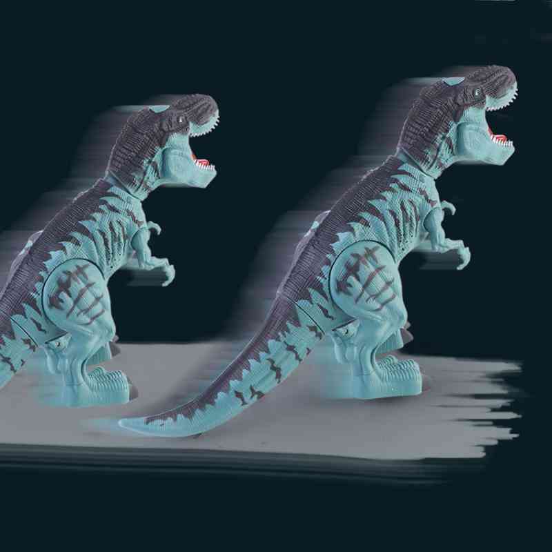 Brinquedos de dinossauros grandes - dinossauro elétrico em spray ambulante com voz ovo de dinossauro tyrannosaurus rex mecânico