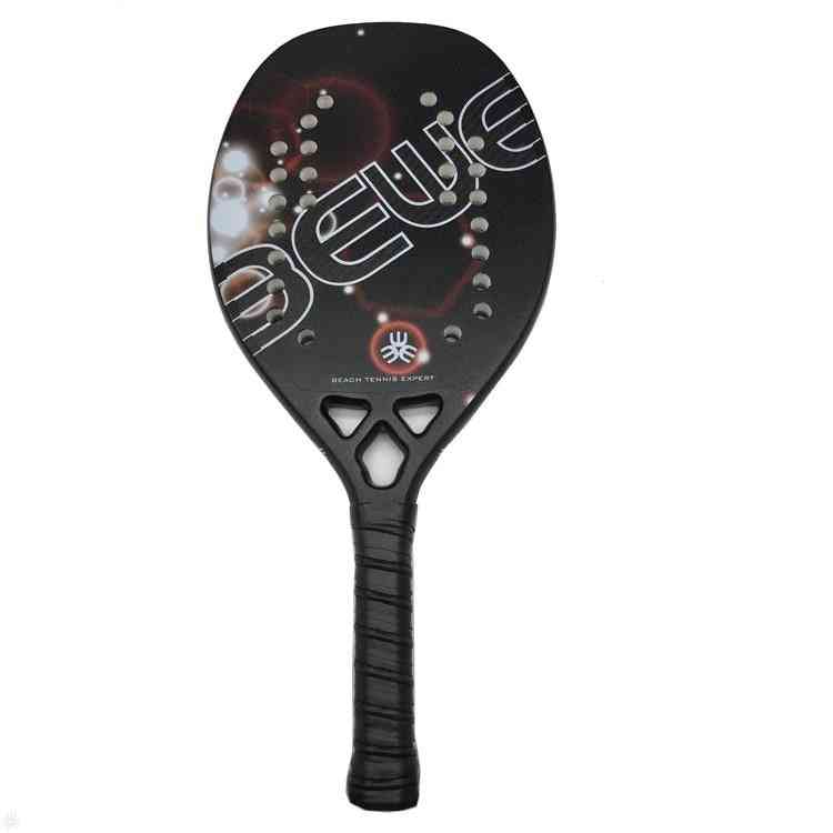 Raquette de tennis de plage en fibre de carbone graphite 3k de marque (btr-4009 fono)