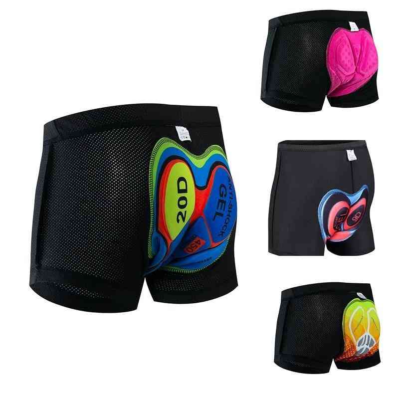 Gel Pad Compression Tights-sports Cycling Shorts And Women