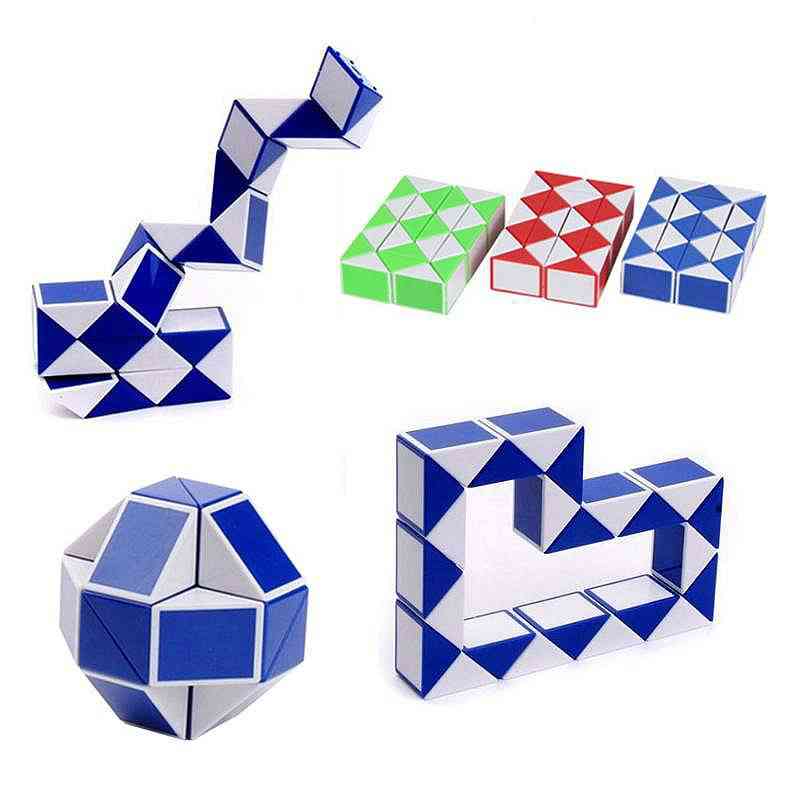 Deformation Stress Relief Cube Fun, Rainbow Strange Shape Puzzles