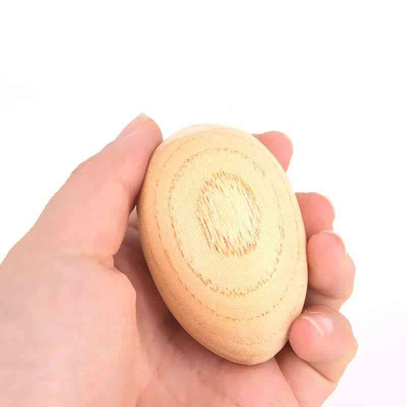 Wooden Egg Shakers, Musical Percussion Instruments Rhythm Rattle For Baby