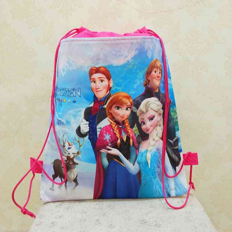 Disney Princess Frozen Elsa Printed, Drawstring Bag