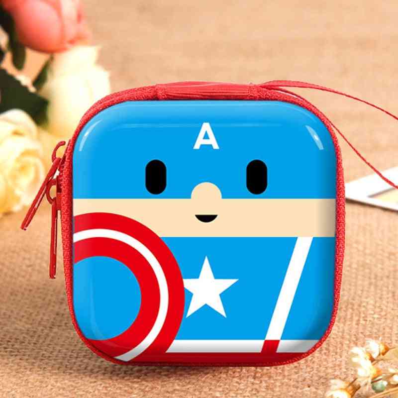 Cartoon Movie Character Print, Plush Wallets For
