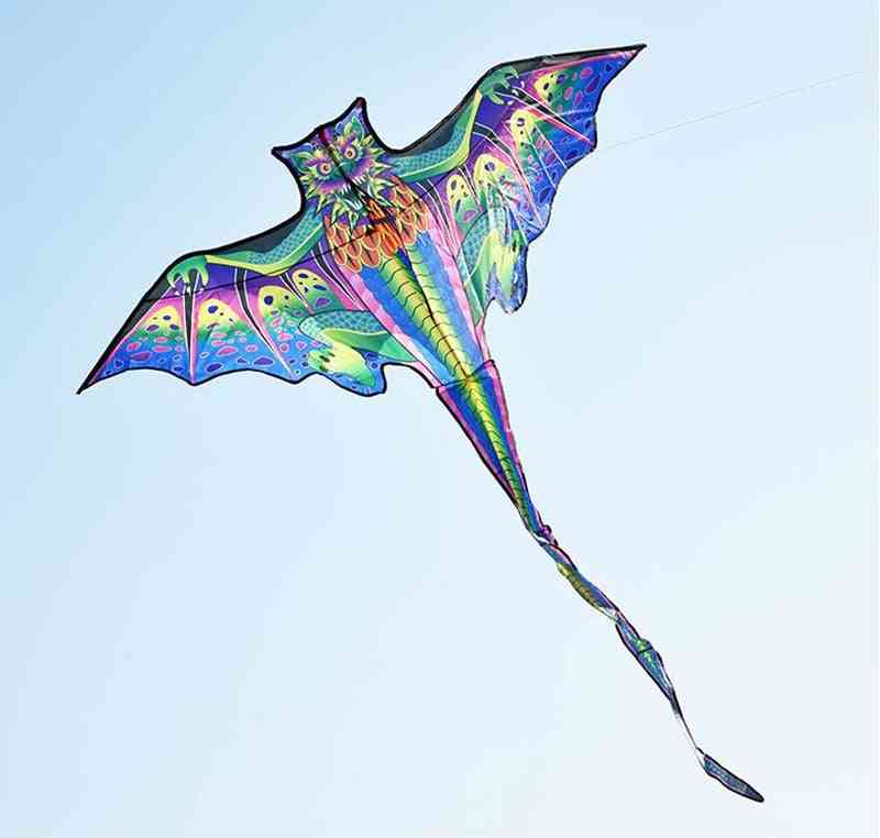 Jouets en nylon de cerf-volant de dragon 3D pour enfants, ligne de cerf-volant pour enfants Weifang Bird / Eagle Kite (cerf-volant avec ligne de 100 m)