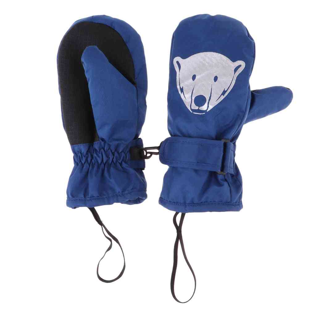 Waterproof Thermal Ski Mittens Gloves