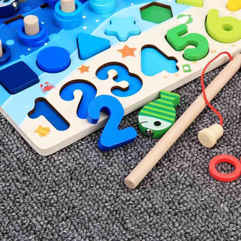Montessori vzdělávací dřevěná matematická deska pro