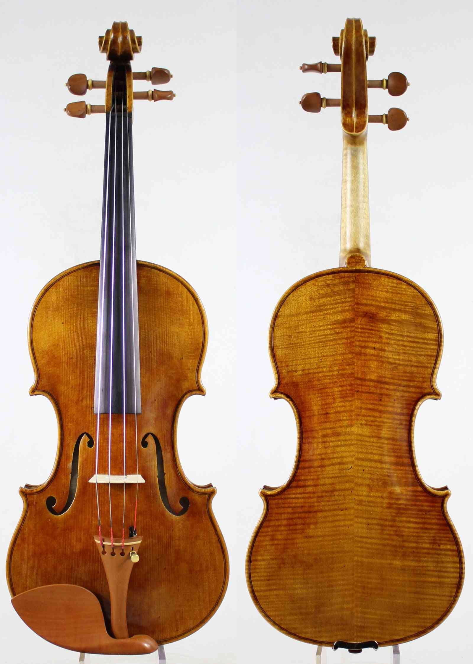 Guarnieri del gesu violino profissional, instrumento musical + estojo, arco