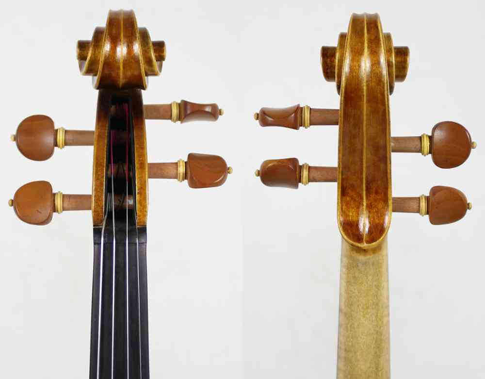 Guarnieri del gesu violino profissional, instrumento musical + estojo, arco