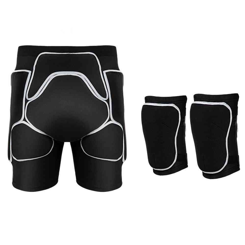 Unisex Sports Gear -hip Protection Shorts And Knee Pads