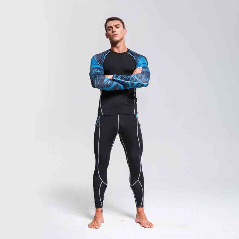 Winter Underwear Thermal Running Quick-drying, Tights Compressed Thermal Workout Clothes