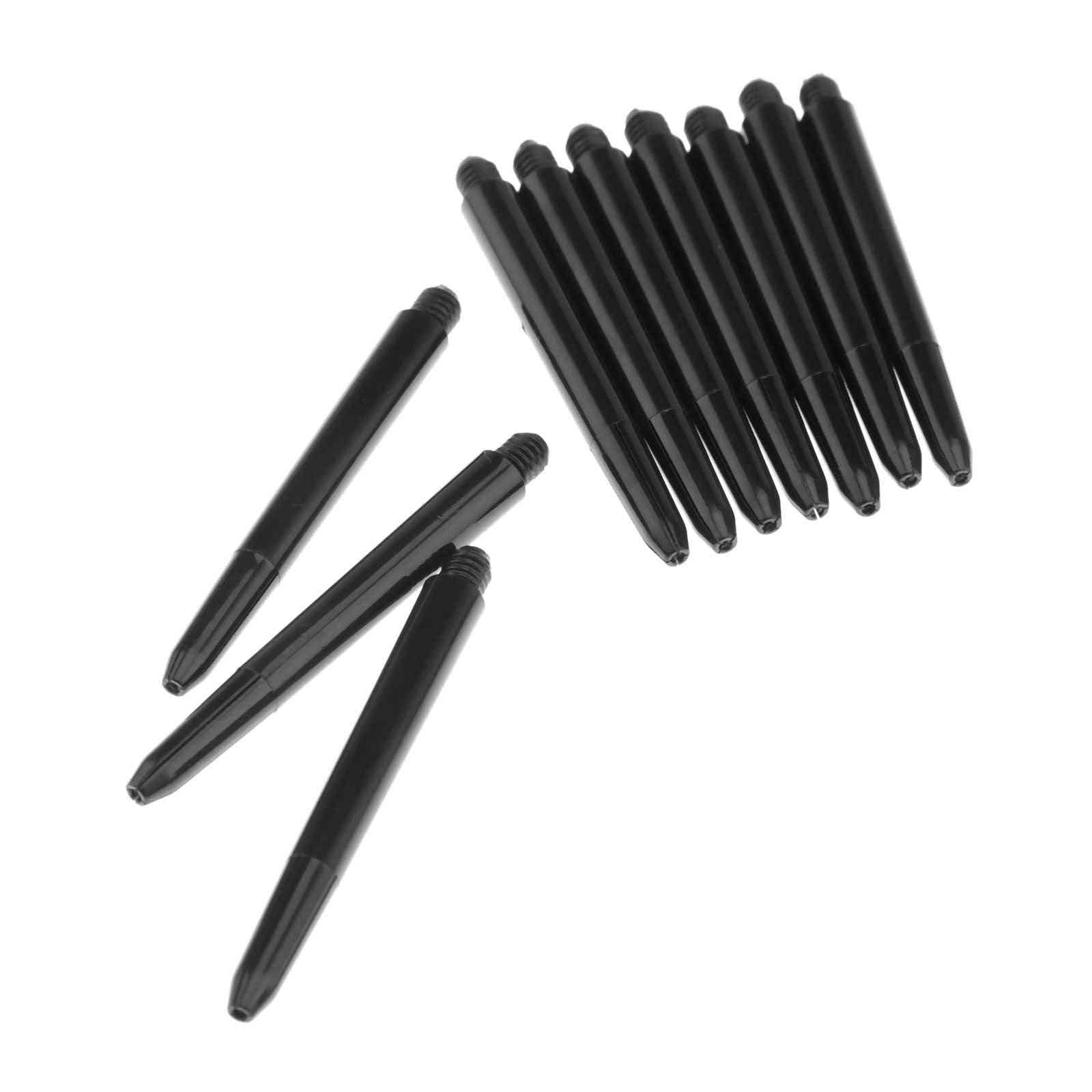Black Nylon Dart Shafts Screw Thread, Plastic Rod Stems, Darts Accessories