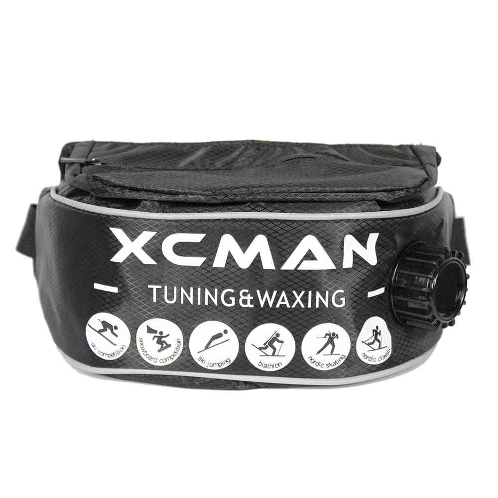 Xcman isolerad xc drinkbälteflaska med ficka för kokande vätskor kraftig termo