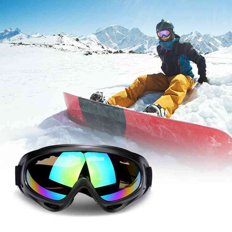 Zimowe wiatroodporne gogle snowboardowe okulary narciarskie
