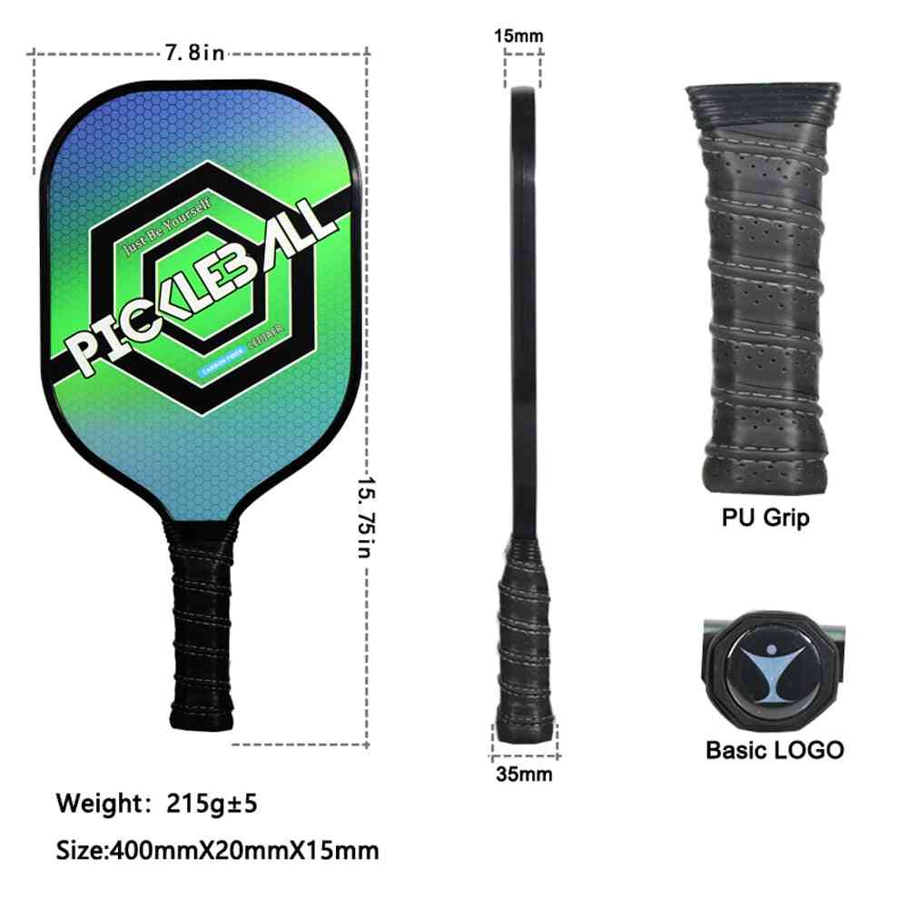 Rakiety z włókna węglowego z włókna węglowego-pikleball tenis piłka sportowa dla dzieci