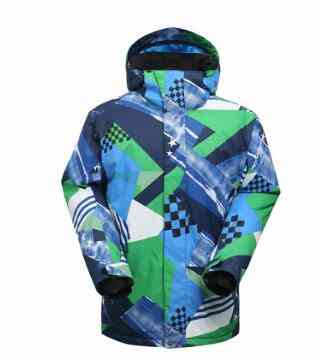 Mens Snow Ski Jacket, Double Plate Outdoor Waterproof  Windproof Jackets