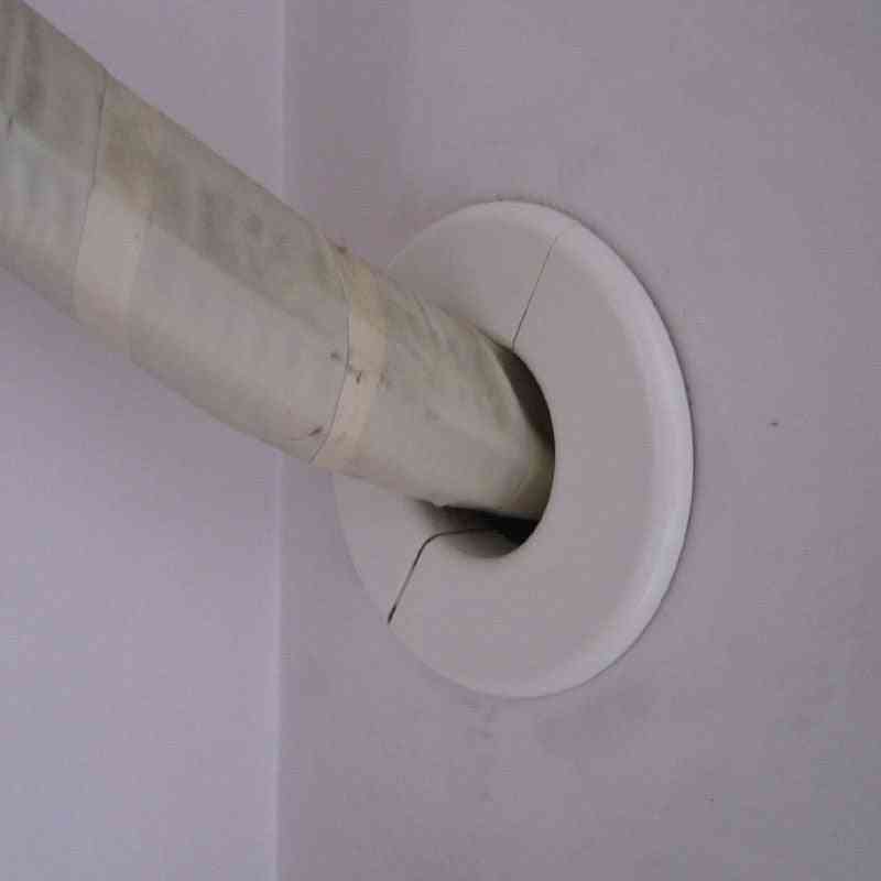 Copertura di plastica del foro del cavo della parete per aria condizionata, protezione dalla polvere
