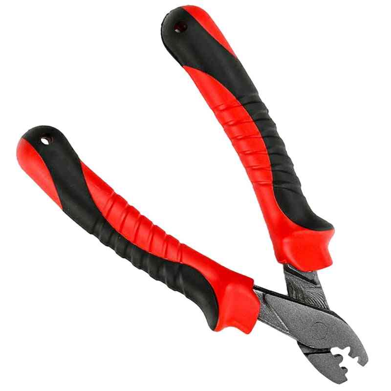 Fishing Crimping Pliers For Barrel Sleeves Cutter, Scissors, Tackle For Grip Hooks Split Rings