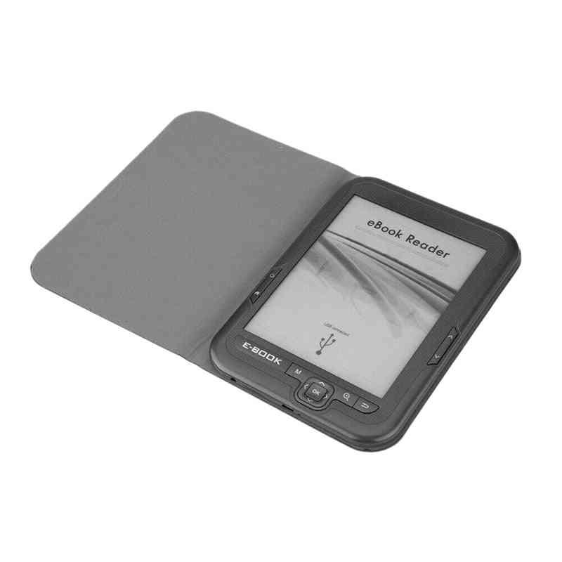 6 hüvelykes 4 GB-os e-könyv-olvasó e-ink kapacitív e-könyv könnyű-eink képernyő, e-könyv e-ink e-olvasó mp3 tokkal