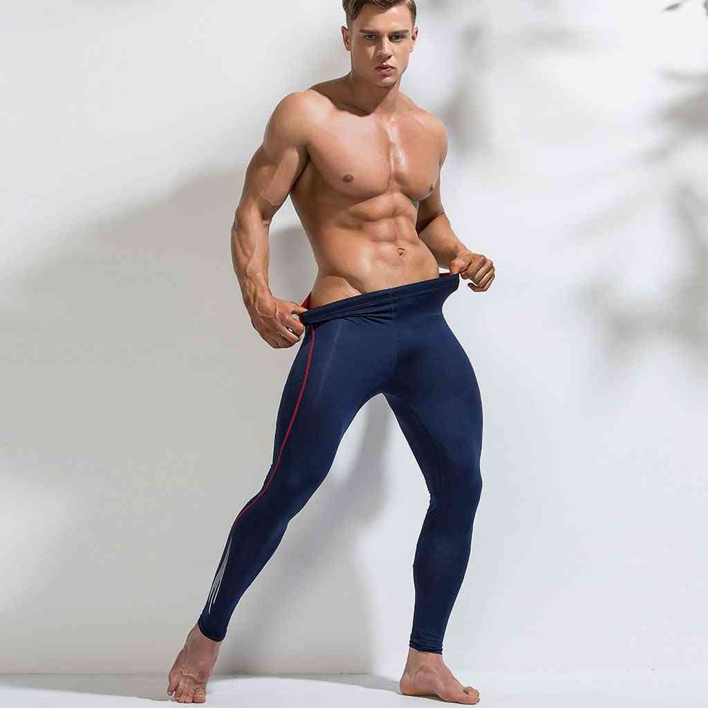 Pánské kompresní kalhoty - legíny do posilovny sportovní oblečení běžecké punčochy