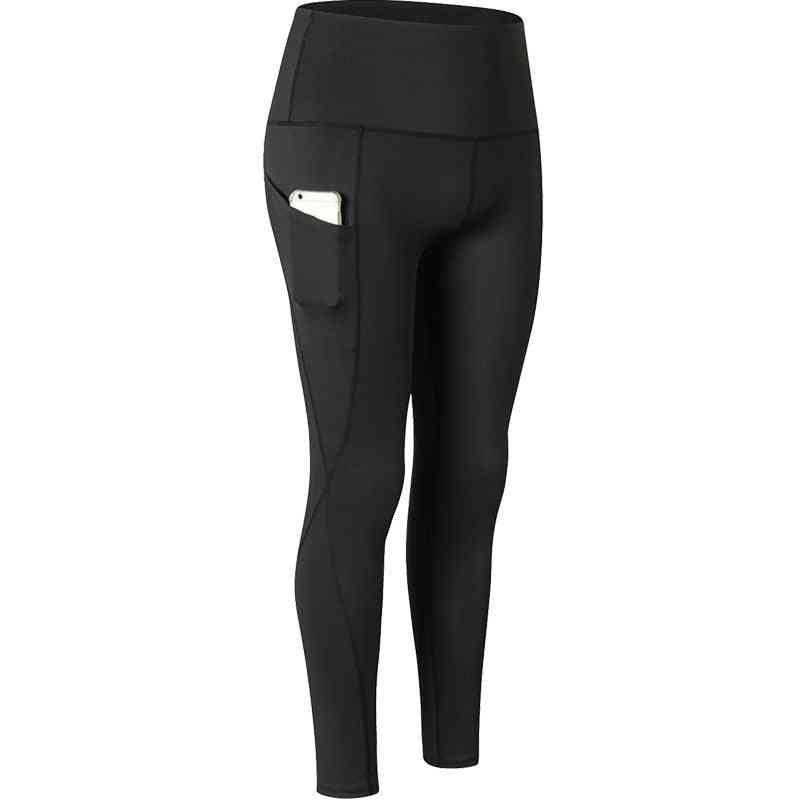Women Fitness Slim Tights With Side Pocket