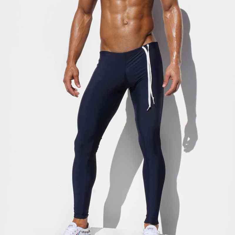 Legginsy do biegania męskie spodnie sportowe legginsy do jogi kompresyjne spodnie sportowe do ćwiczeń