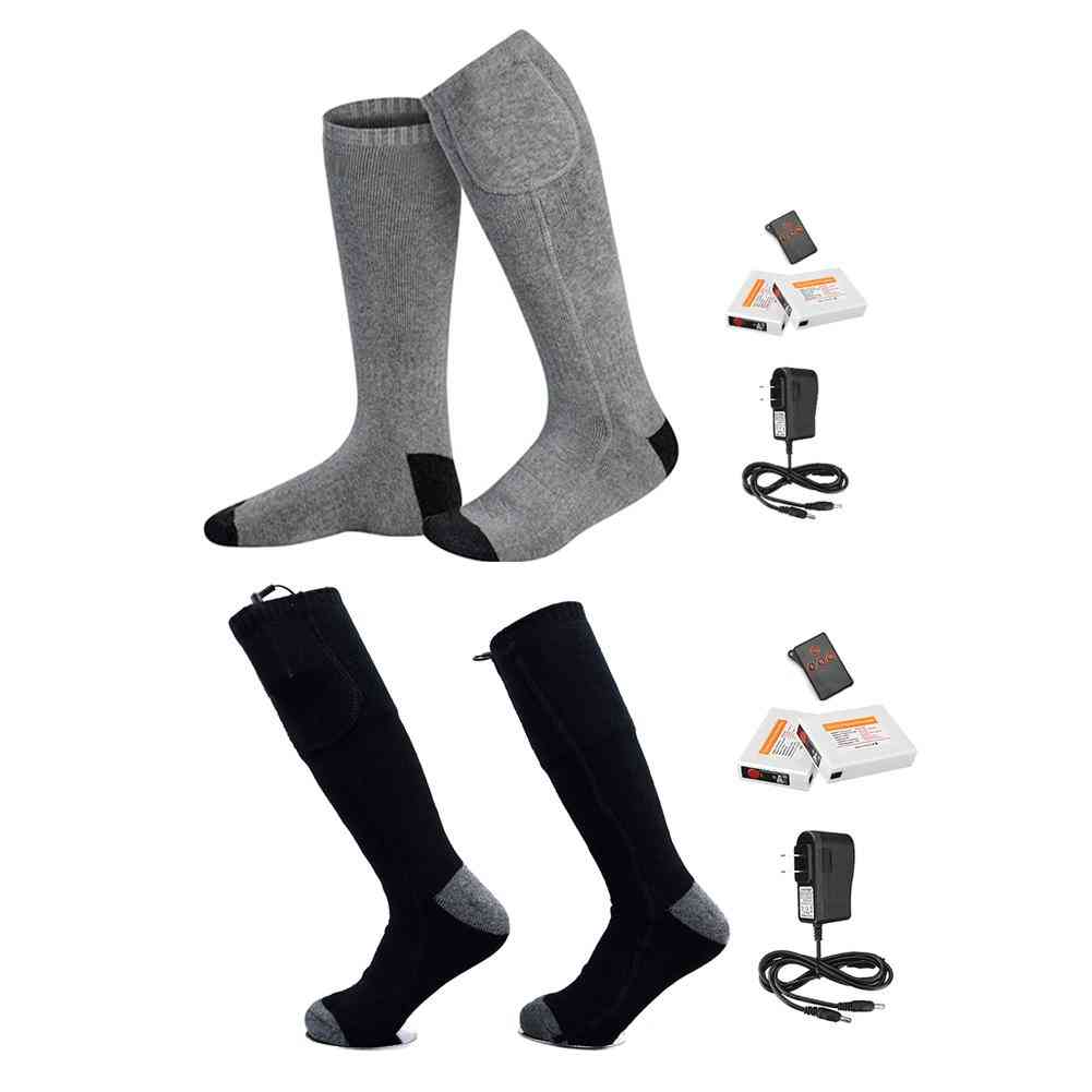 Venkovní lyžařské a cyklistické sportovní elektrické vyhřívané ponožky