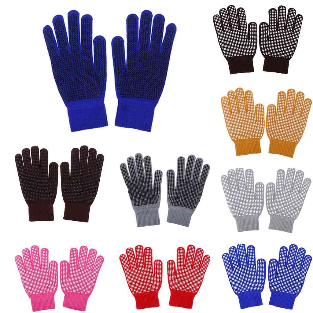 Tkané jazdecké rukavice s pupienkom, doplnky pre jazdecké vybavenie
