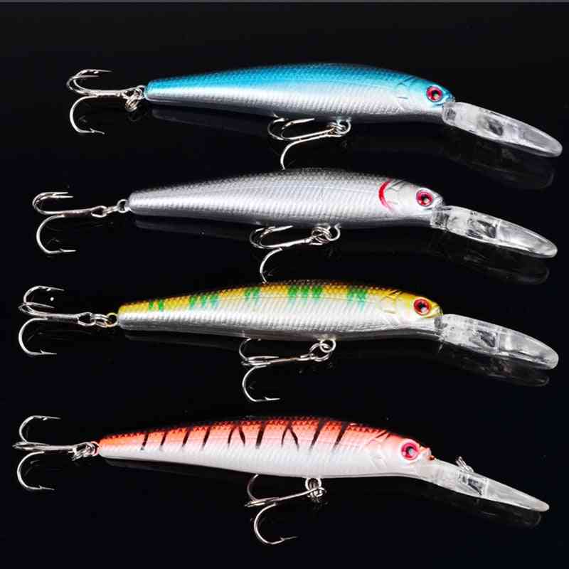Hard Bait Laser Minnow Fishing Lure Hook, Tackle Artificial Lures