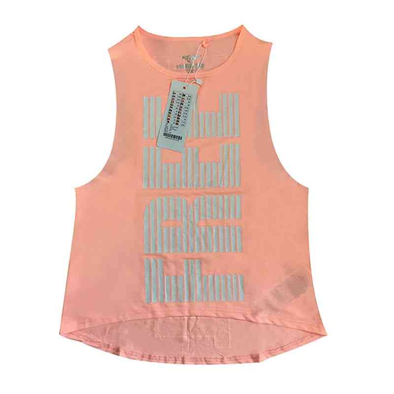 Quick-dry, Sexy, Letter Printed Women Sports Top