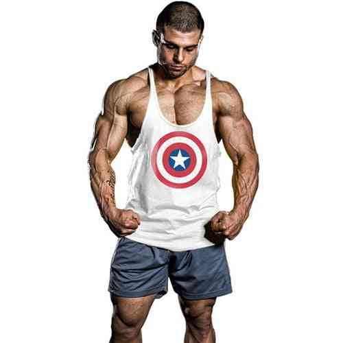 Men Fitness Sleeveless Muscle Vest