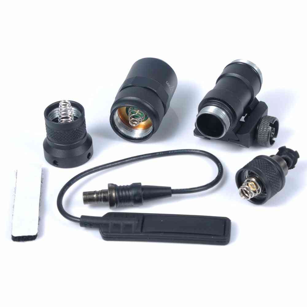 Tactical Mini Scout Light Outdoor Rifle Hunting Flashlight  Military  Weapon Led Arme Light