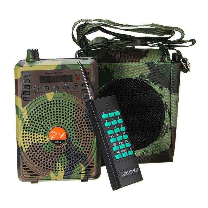 Electronic Bird Caller Hunting Decoy Calls MP3 Speaker Remote Controller Kit 