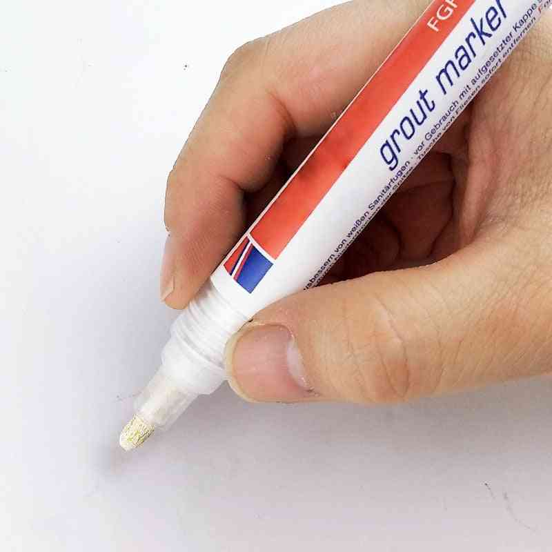 Muovikestävä laatta valkoinen merkki kynä aukkojen korjaamiseen