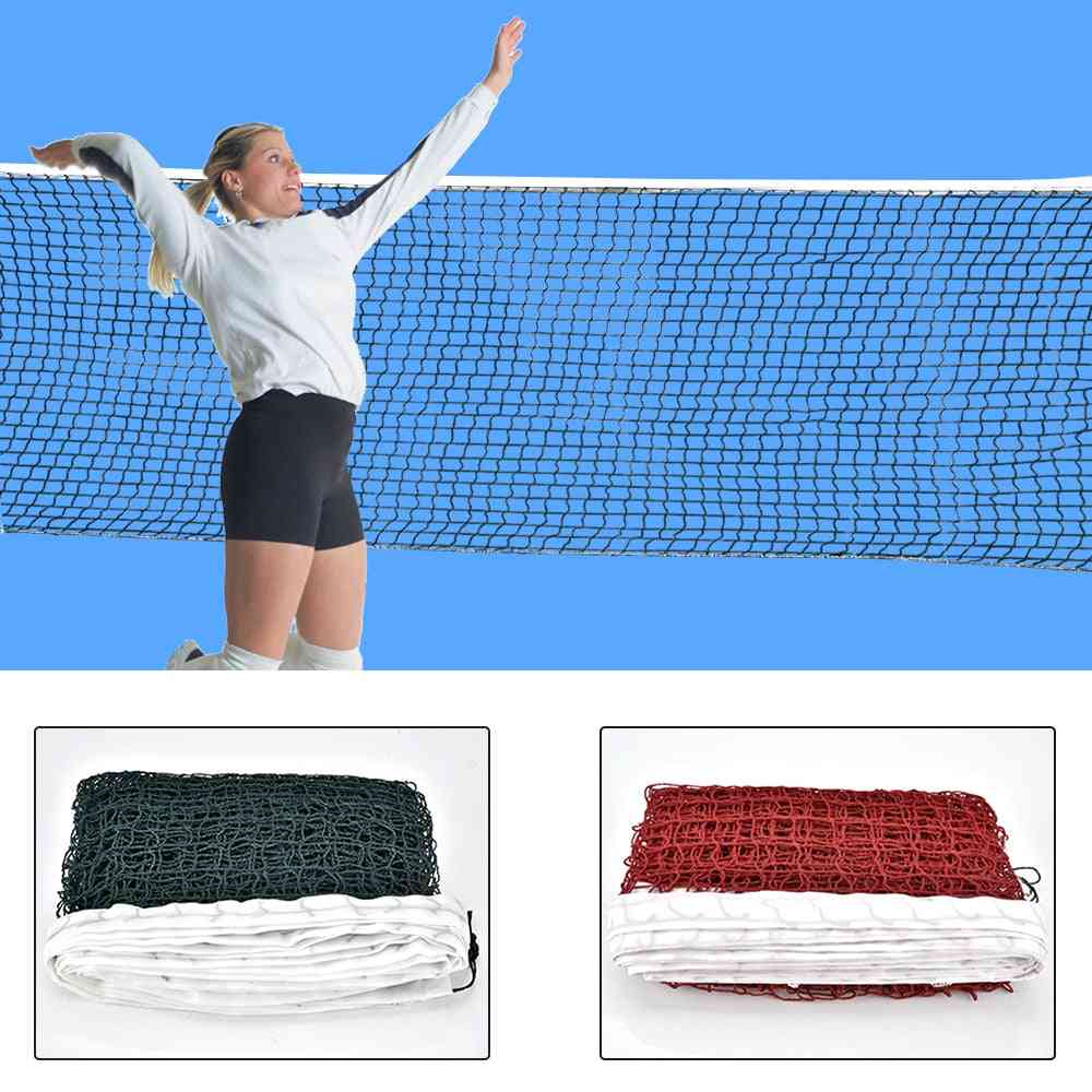Sports Training Standard Badminton Net, Outdoor Tennis Net Mesh Volleyball Net Exercise