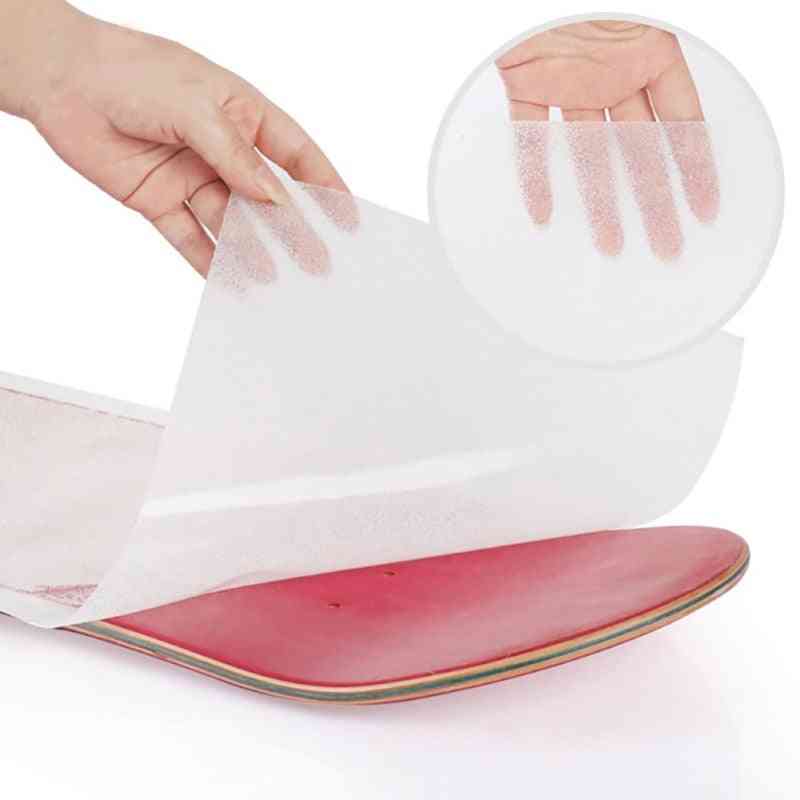 Transparent Sandpaper For Scooters, Double Rocker Boards, And Longboards.