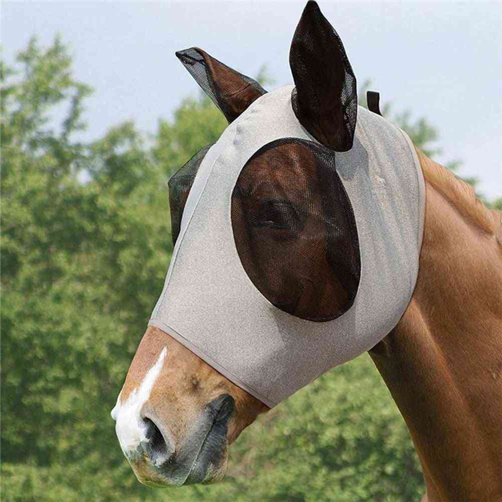 Breathable Anti-mosquito Horse Ear/head/face Cover