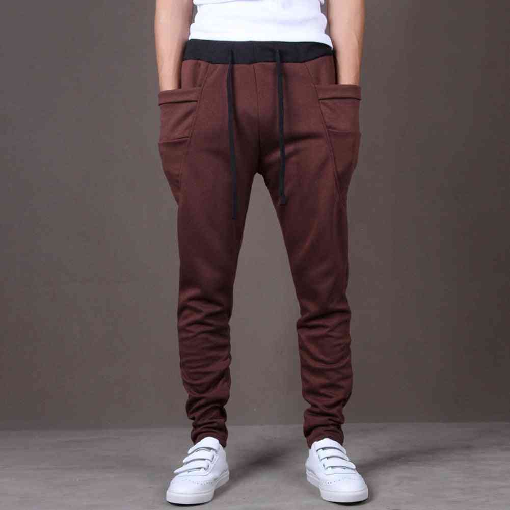 Fashion Men Joggers Sweatpants- Big Pockets Gym Trousers Hip Hop Pants