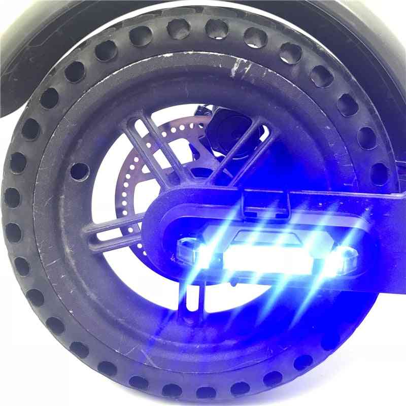 Scooter spia luminosa di sicurezza notturna led torcia elettrica striscia accessori